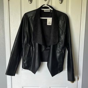 Faux leather jacket